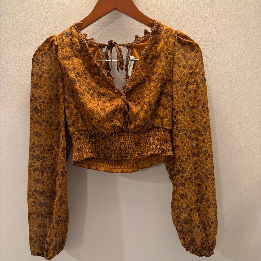 Spoiled Mustard‎ Floral Blouse